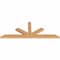 Ekena Millwork Saratoga Smooth Timber Gable Bracket, Western Red Cedar, 96"W x 36"H x 3 1/2"D x 5 1/2"F, 9/12 Pitch GBW096X36X0406SAR00SWR - alternate 5